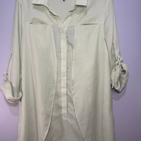 Halston Heritage light green dress with full removable liner. Size 10 - Picture 2 of 9